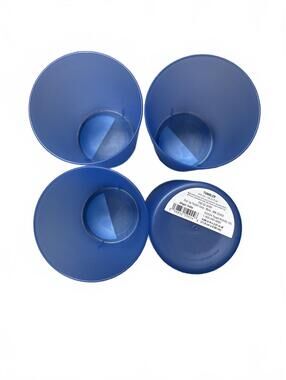 Room Essentials 18.25 fl oz Blue Plastic Tall Tumblers (4-Pack Set)
